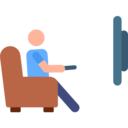 electronics,entertainment,people,leisure,humanpictos,watching tv ok 